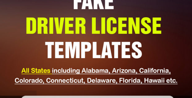 free drivers license template editable